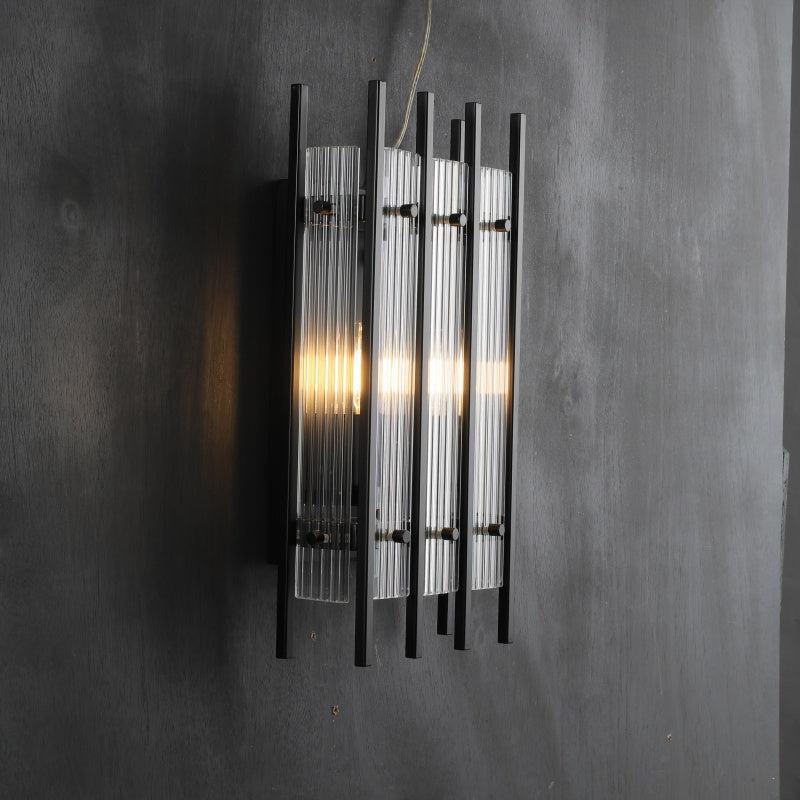 Sun Marcus Glass Rectangular Wall Sconce
