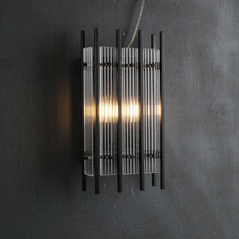 Sun Marcus Glass Rectangular Wall Sconce