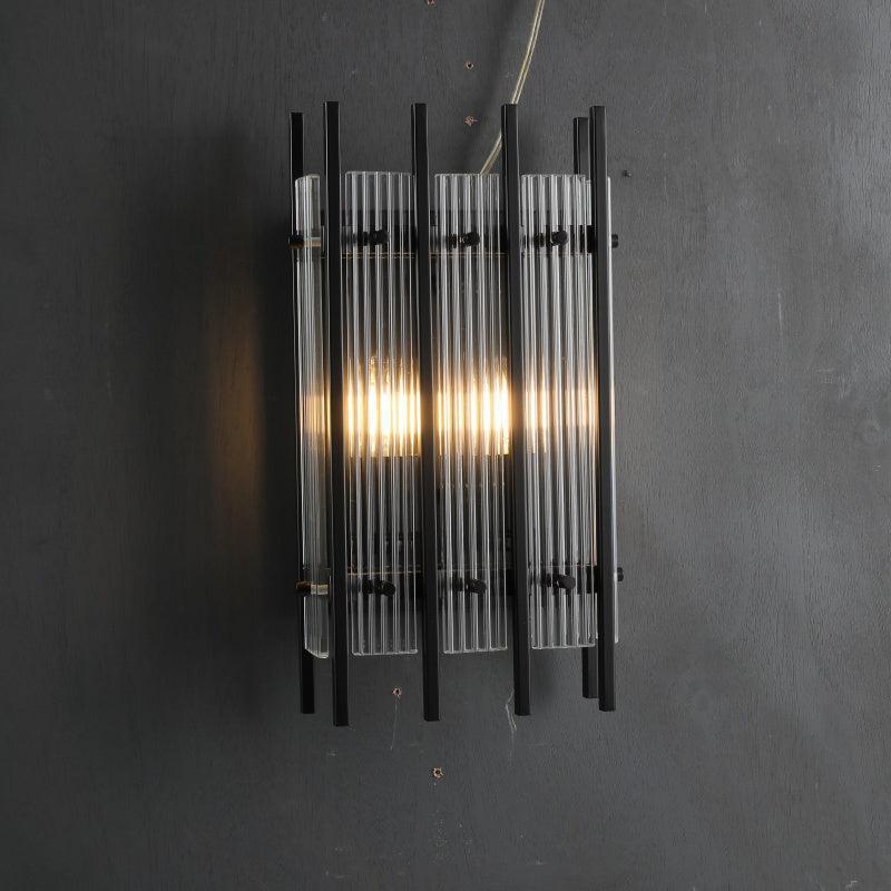 Sun Marcus Glass Rectangular Wall Sconce
