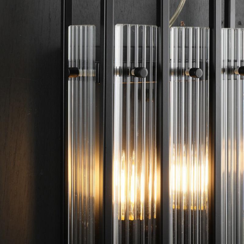 Sun Marcus Glass Rectangular Wall Sconce