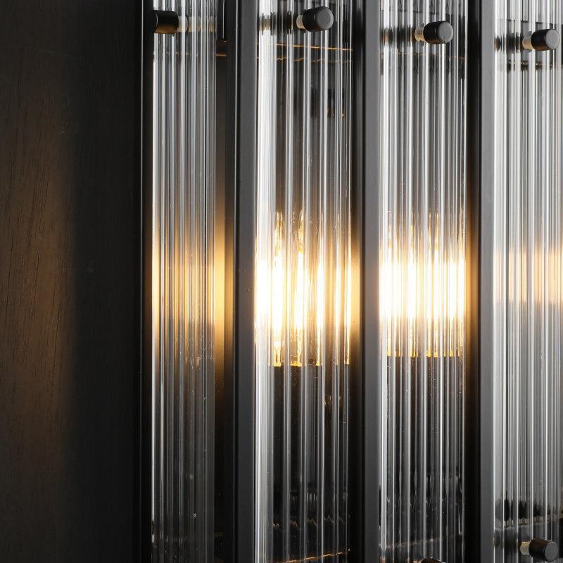 Sun Marcus Glass Rectangular Wall Sconce