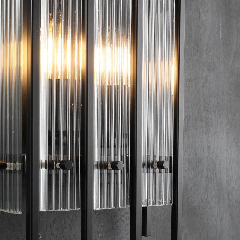 Sun Marcus Glass Rectangular Wall Sconce
