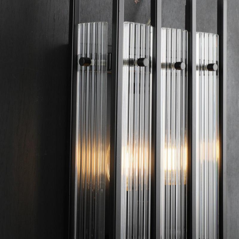 Sun Marcus Glass Rectangular Wall Sconce