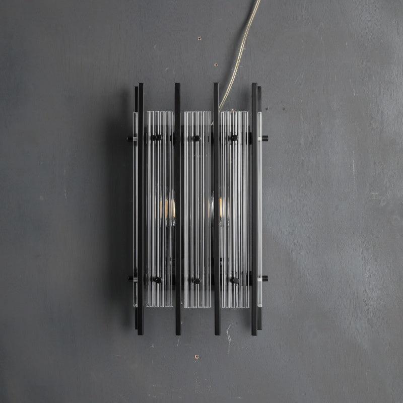 Sun Marcus Glass Rectangular Wall Sconce