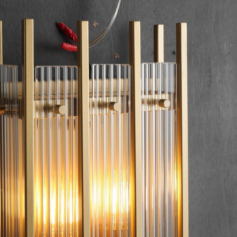 Sun Marcus Glass Rectangular Wall Sconce