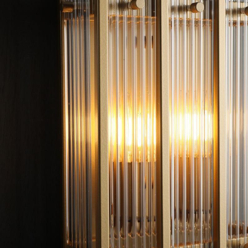 Sun Marcus Glass Rectangular Wall Sconce