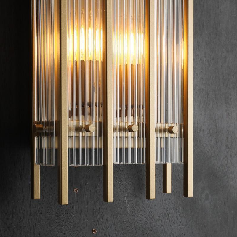 Sun Marcus Glass Rectangular Wall Sconce