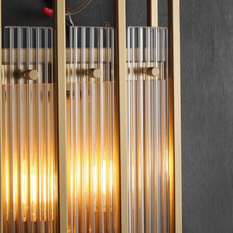 Sun Marcus Glass Rectangular Wall Sconce