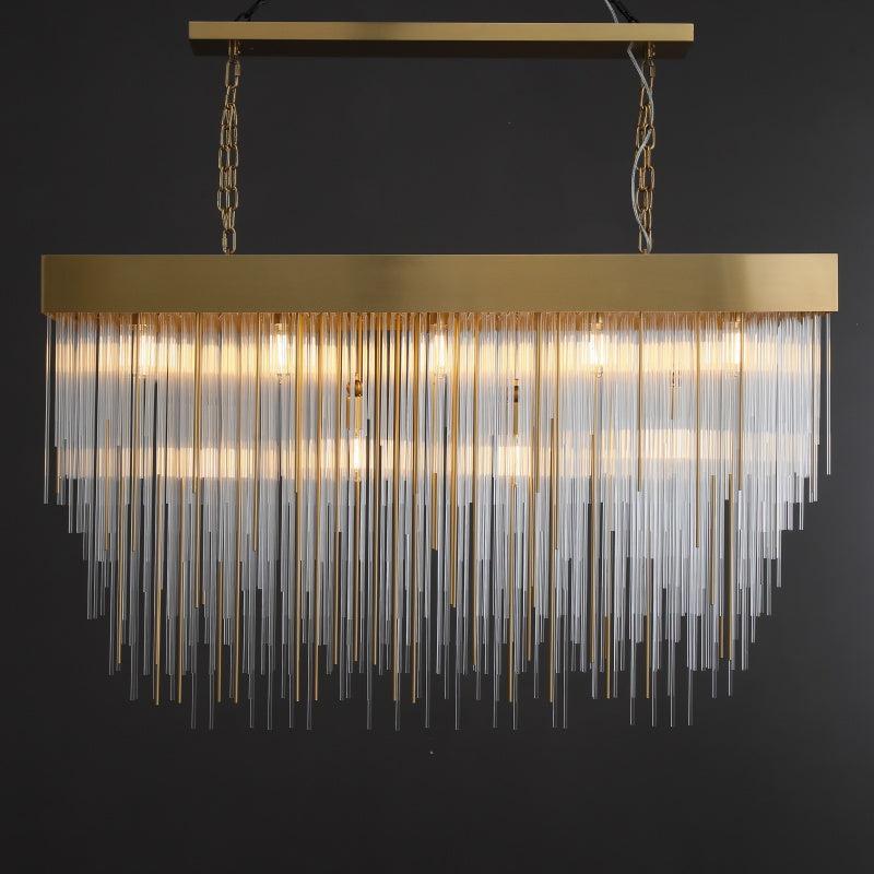 Casa Rectangular Chandelier 54"