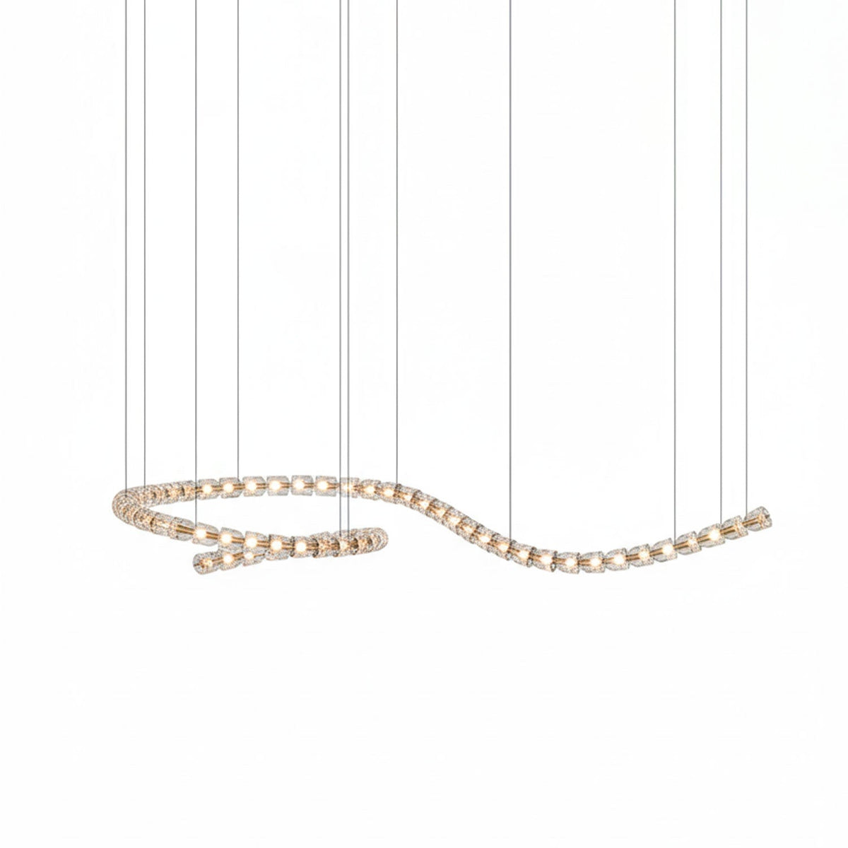 Gabriel Gold Crystal Chandelier