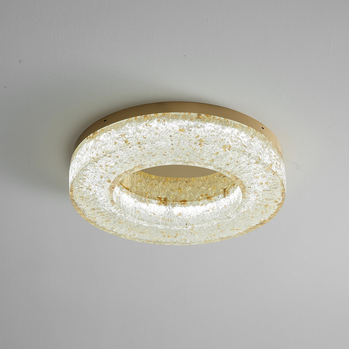 Ice Crack Circle Ceiling Lamp