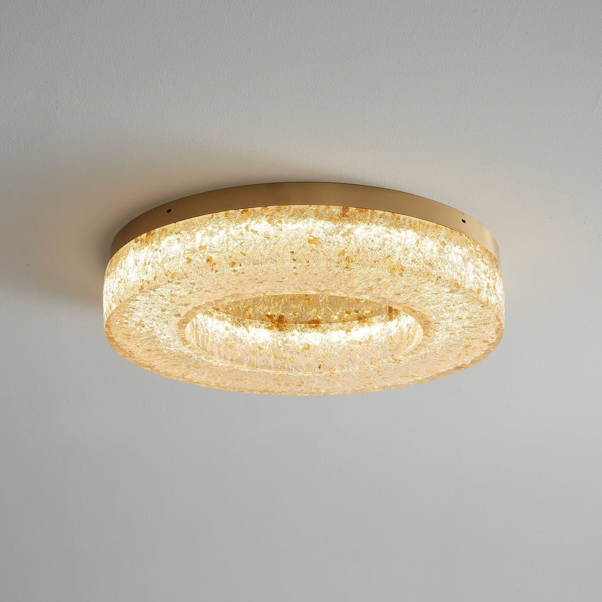 Ice Crack Circle Ceiling Lamp