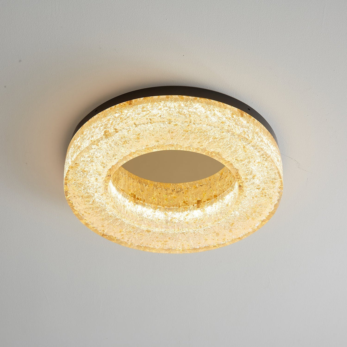 Ice Crack Circle Ceiling Lamp