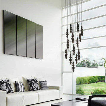 Modern Creative Black / gold Cluster Glass Pendant Lamp