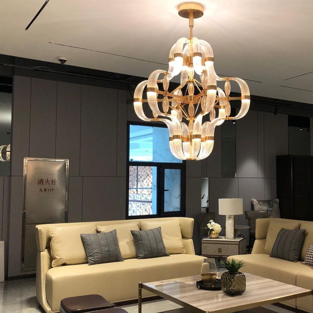 Modern Art Glass Chandelier for Living Room / dining Room / kitchen Island / bedroom