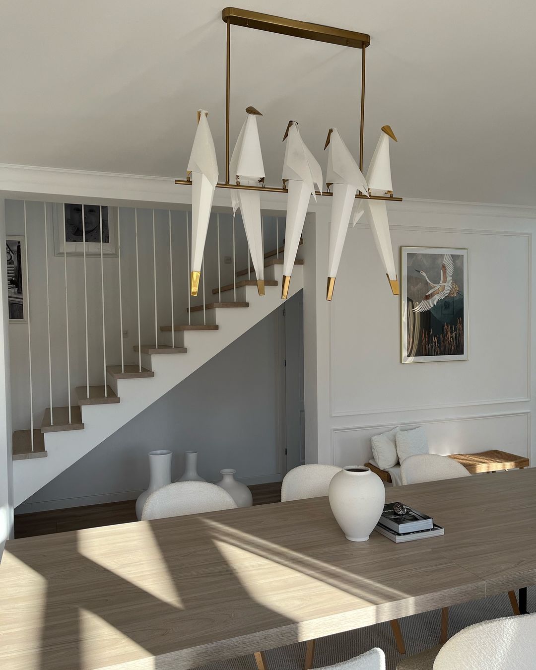 Modern Sitting Birds Pendant Light for Dining / living Room / staircase / foyer