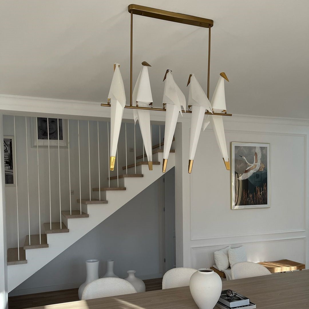 Modern Sitting Birds Pendant Light for Dining / living Room / staircase / foyer