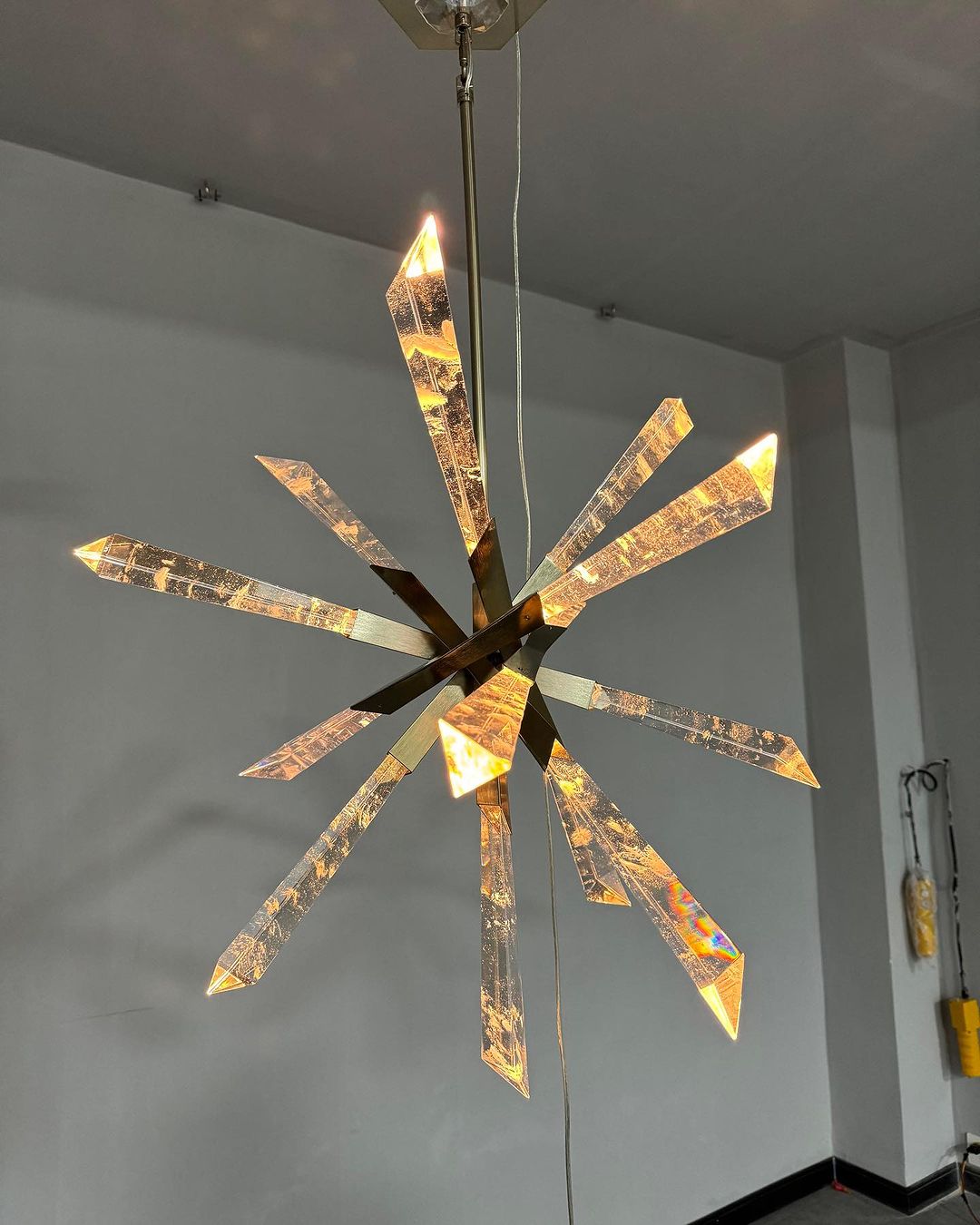 Luxury Sputnik Crystal Chandelier for Living Room / dining Room / bedroom