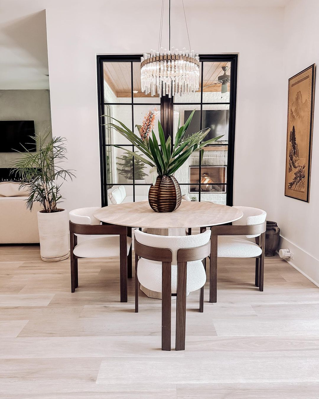 Modern Round Glass Rods Chandelier for Living / dining Room / bedroom