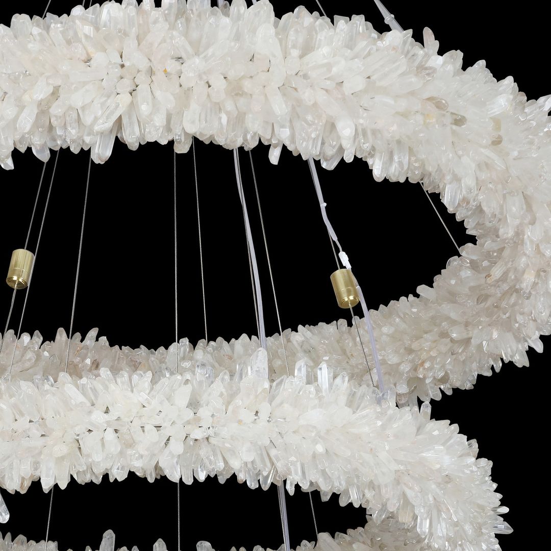 Modern Round / oval / linear / square Natural Crystal Chandelier