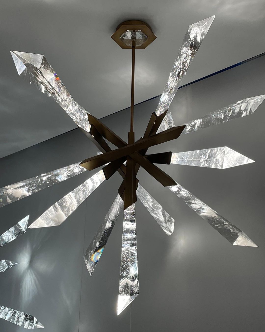 Luxury Sputnik Crystal Chandelier for Living Room / dining Room / bedroom