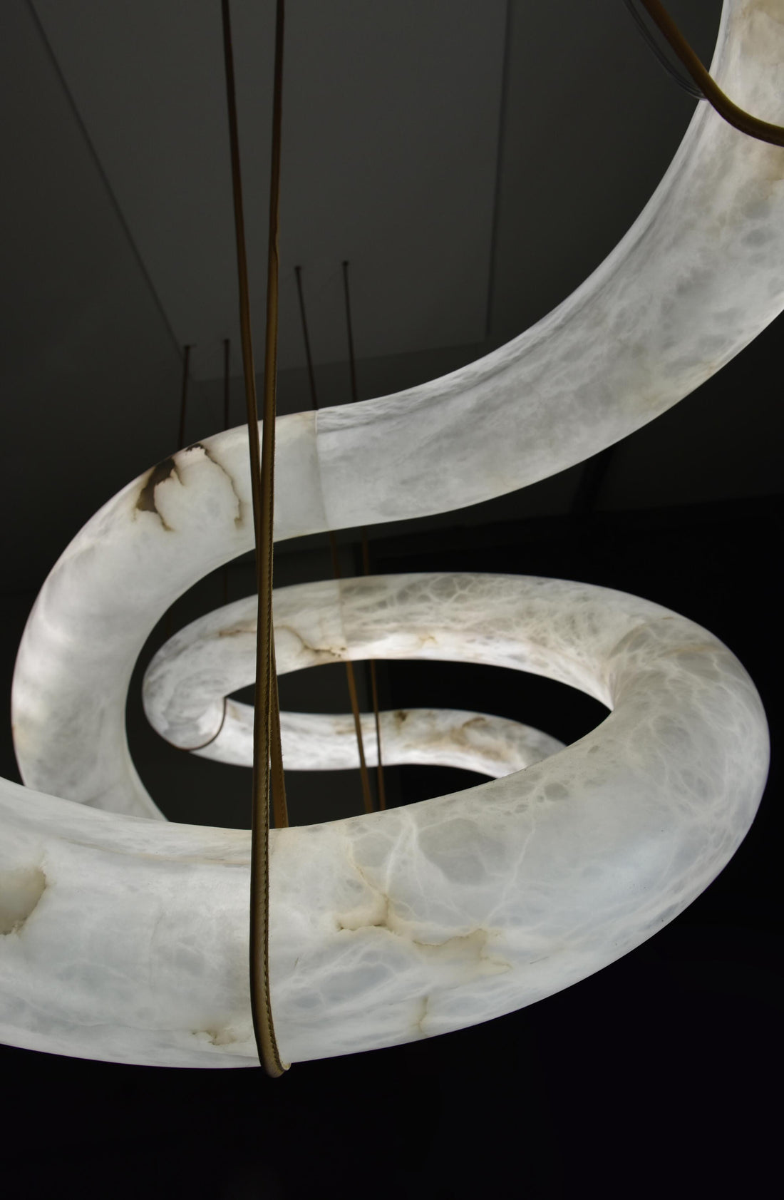 Glacera Designer Inspired Alabaster Chandelier Light for Living Room 35-Inch55-Inch56-Inch70-Inch96-Inchw