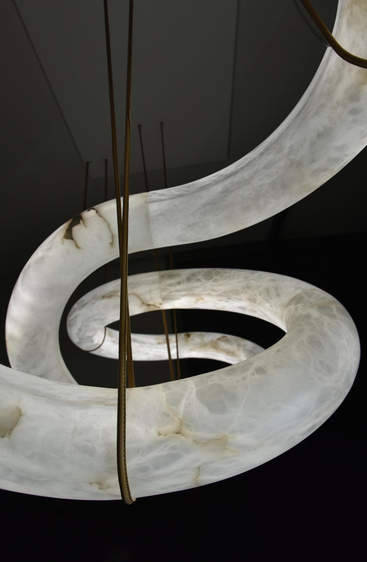 Glacera Designer Inspired Alabaster Chandelier Light for Living Room 35-Inch55-Inch56-Inch70-Inch96-Inchw