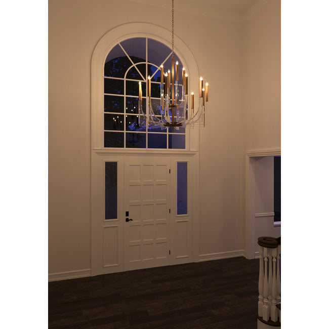 Linear Edge Chandelier