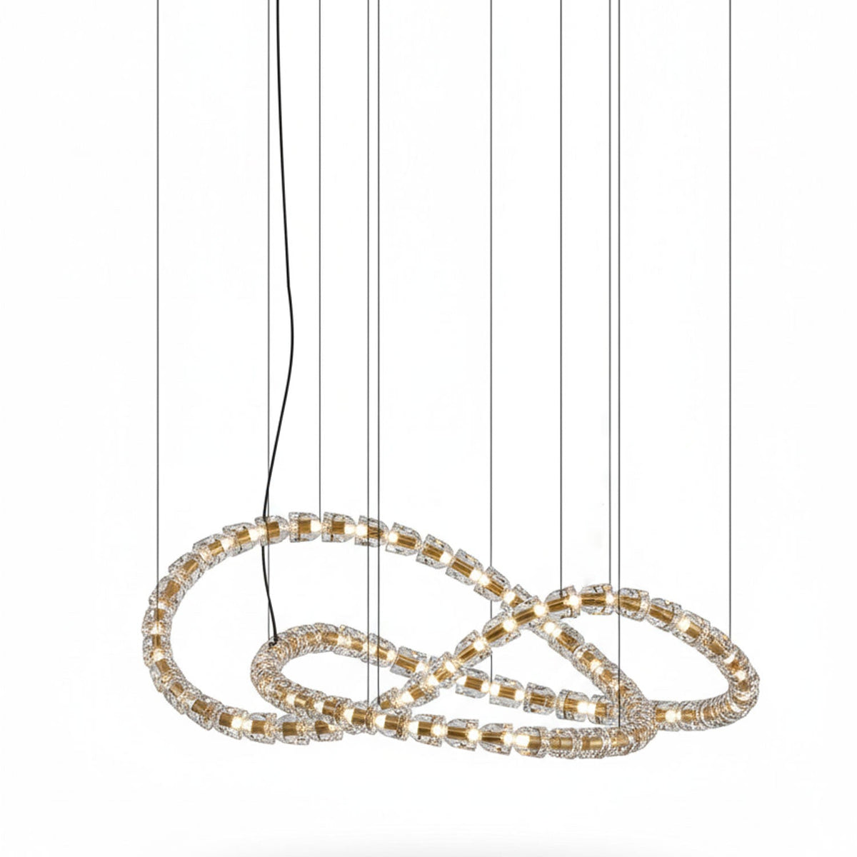Gabriel Gold Crystal Chandelier