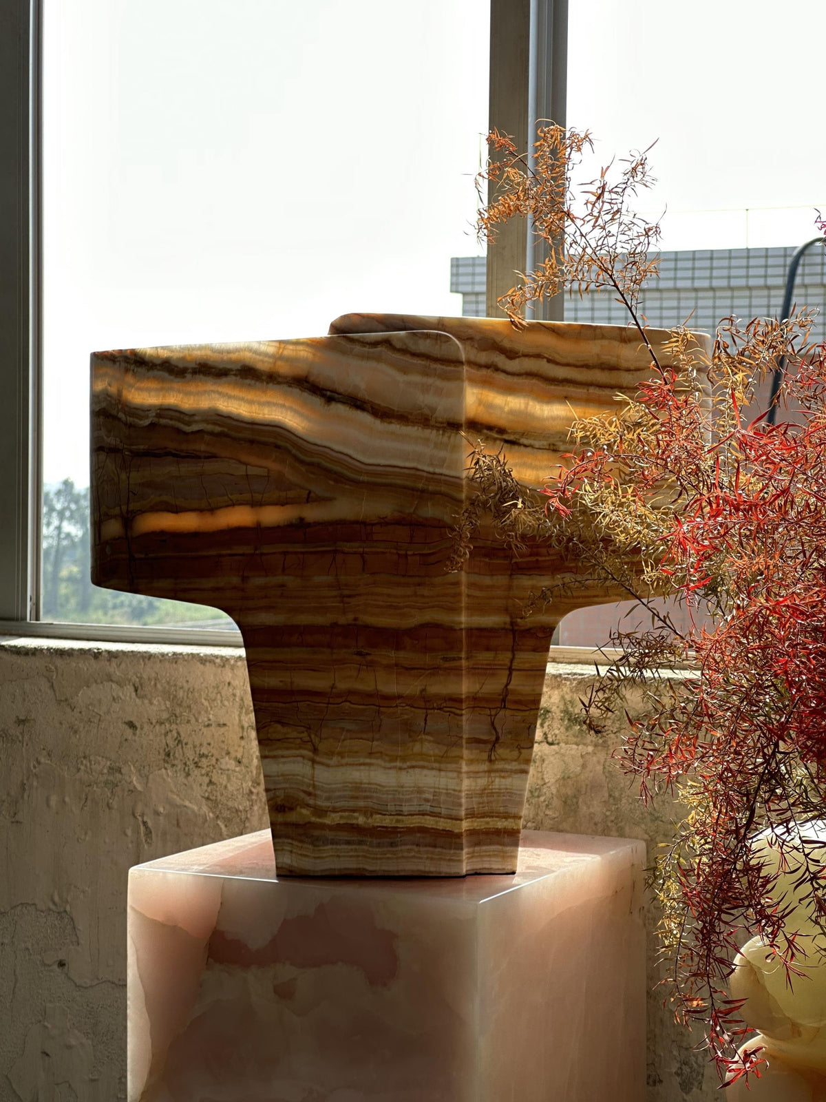 Jade Texture Table Lamp