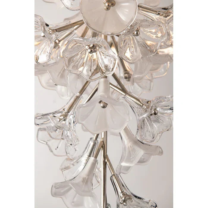 Modern Art Design Vertical Flower Chandelier for Low-Ceiling