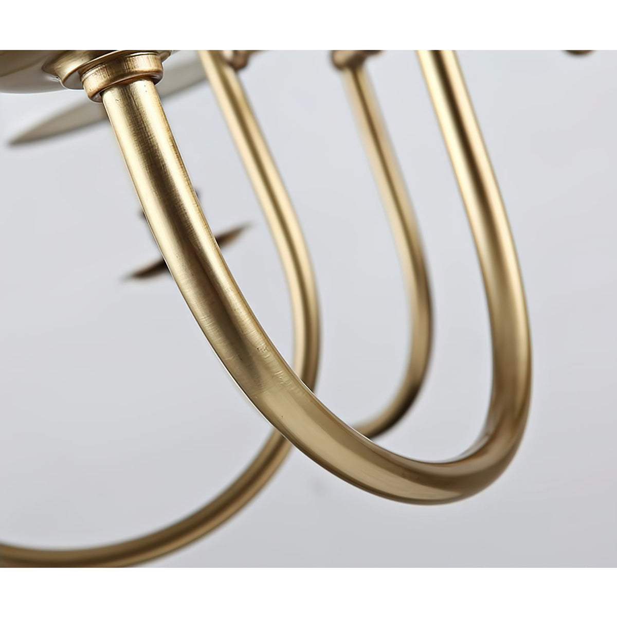 Jeremiah Vintage Brass Chandelier