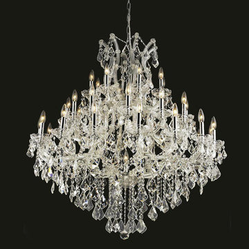 40 Lights Large Maria Theresa Crystal Chandelier