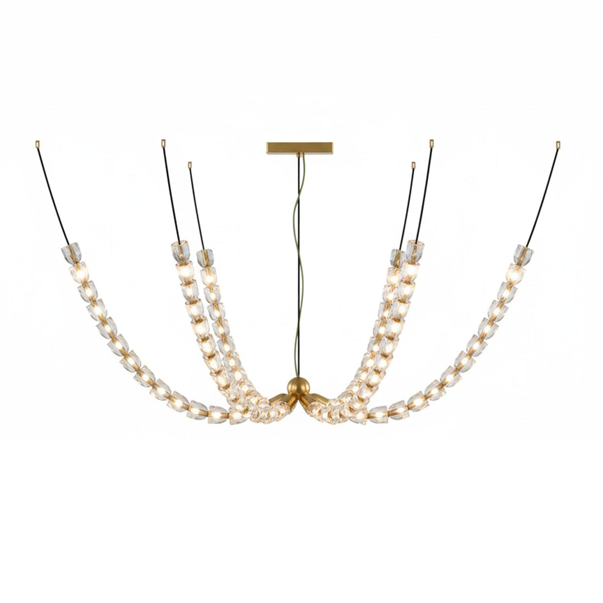 Gabriel Gold Crystal Chandelier