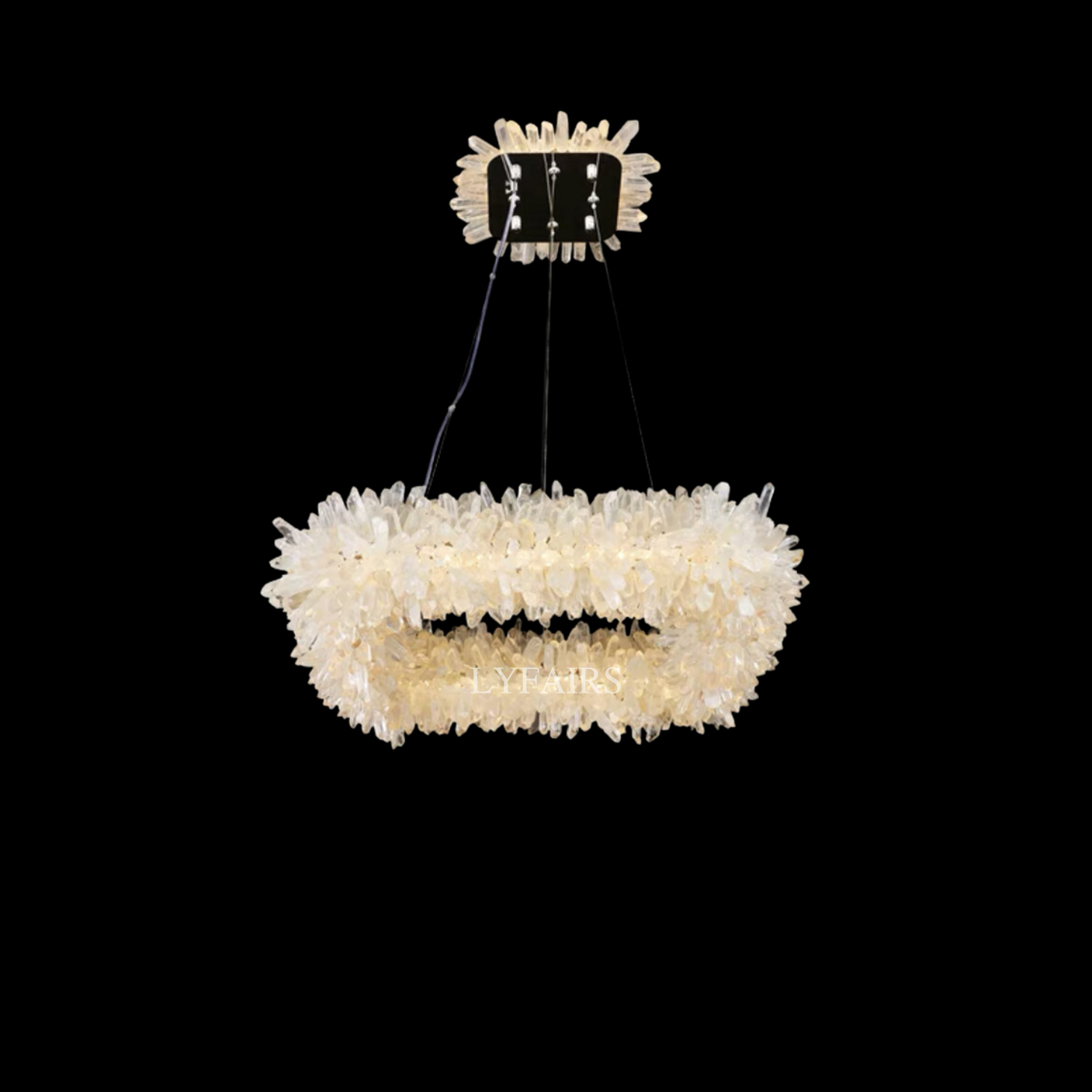 Modern Round / oval / linear / square Natural Crystal Chandelier