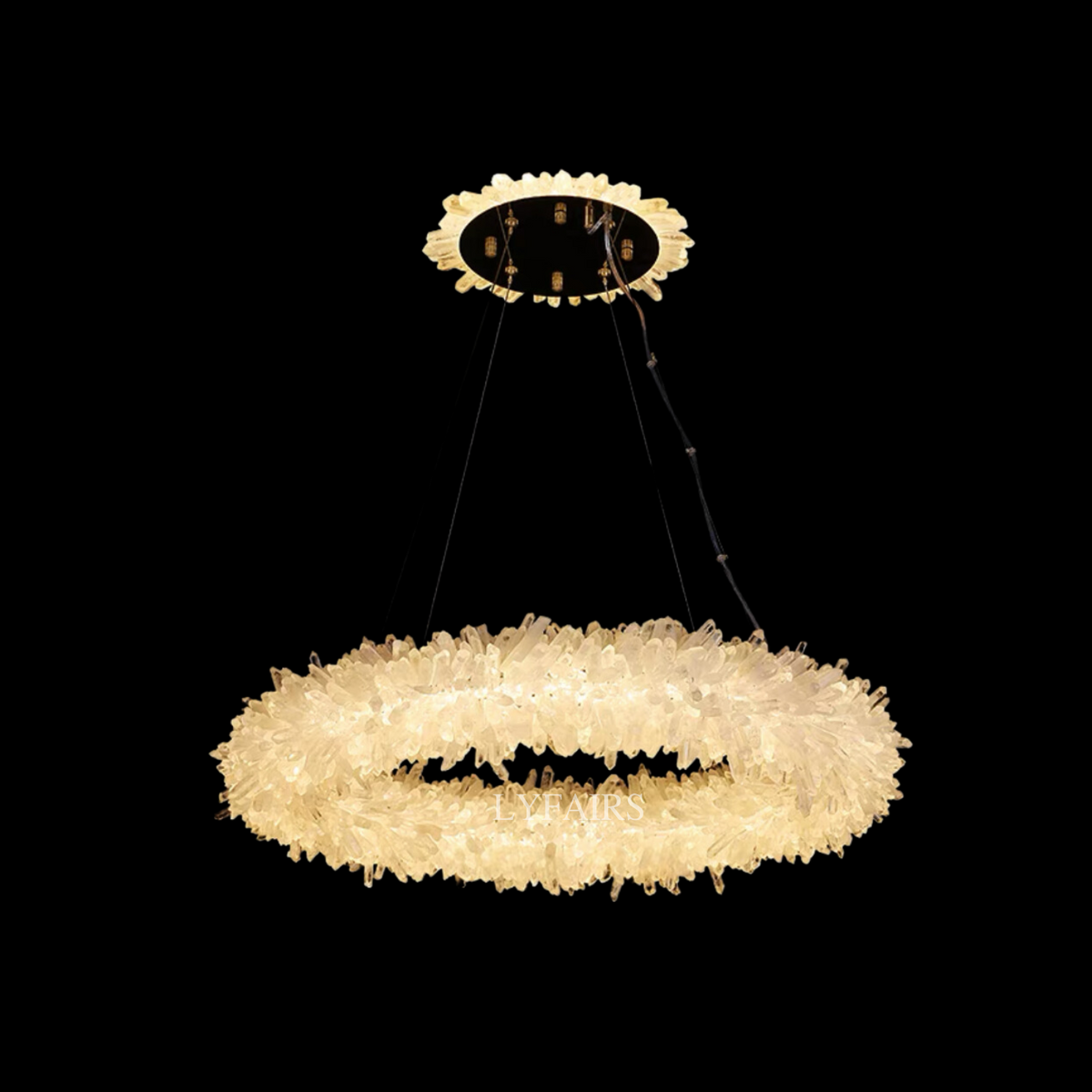Modern Round / oval / linear / square Natural Crystal Chandelier