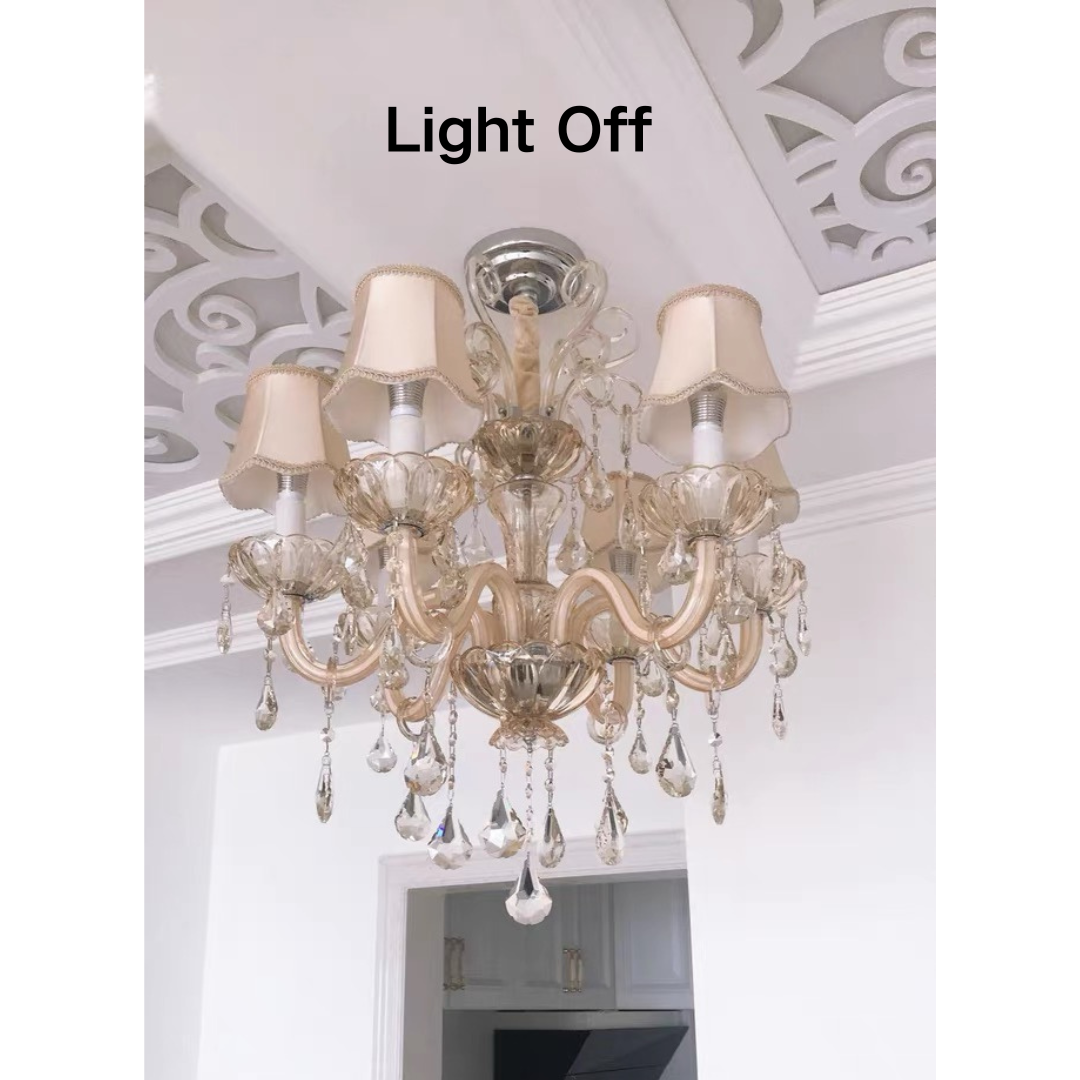 Extra Large Luxury Multi-Tiered Crystal Pendant Chandelier for High-Ceiling Rooms