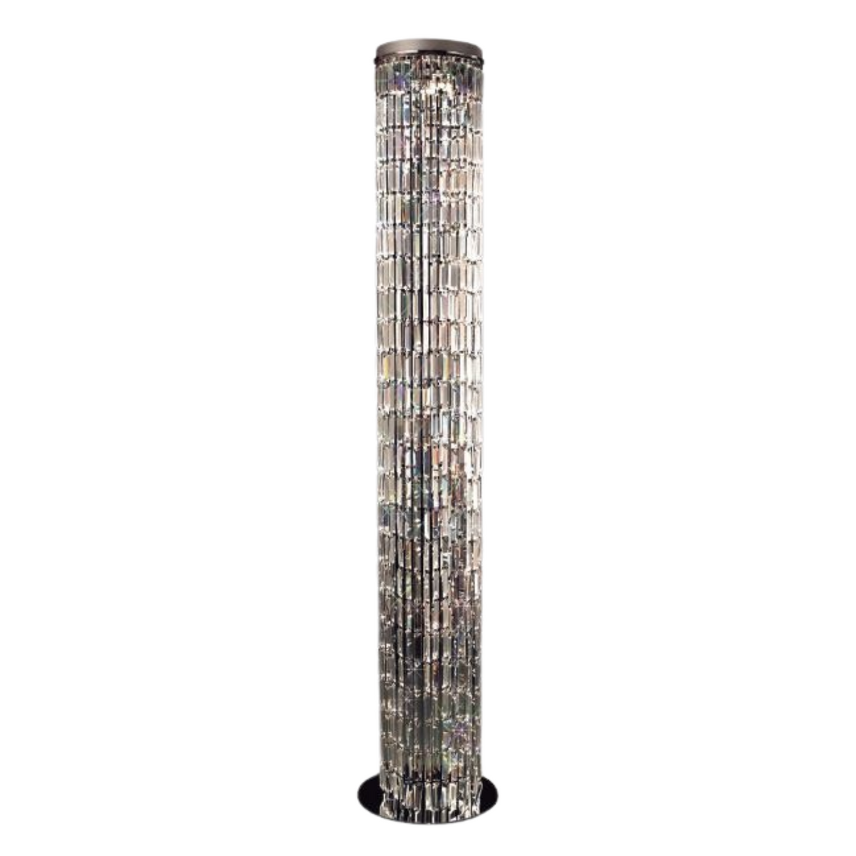 Modern Luxury Crystal Cylinder Flush Mounted Chandelier