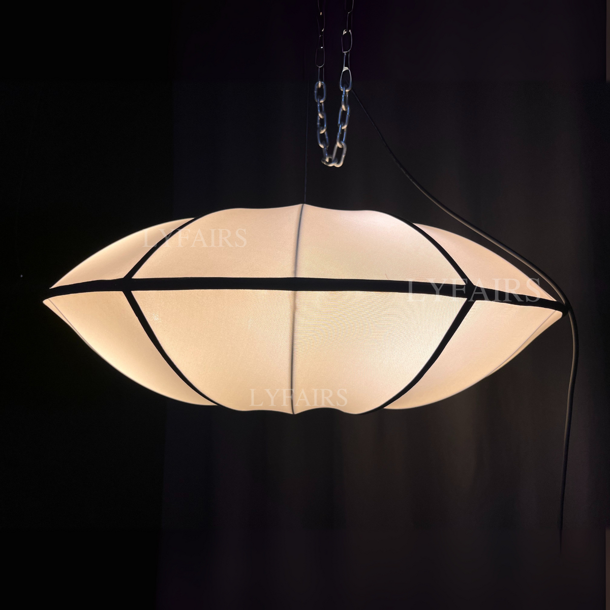 Modern Ufo White Lampshade Chandelier