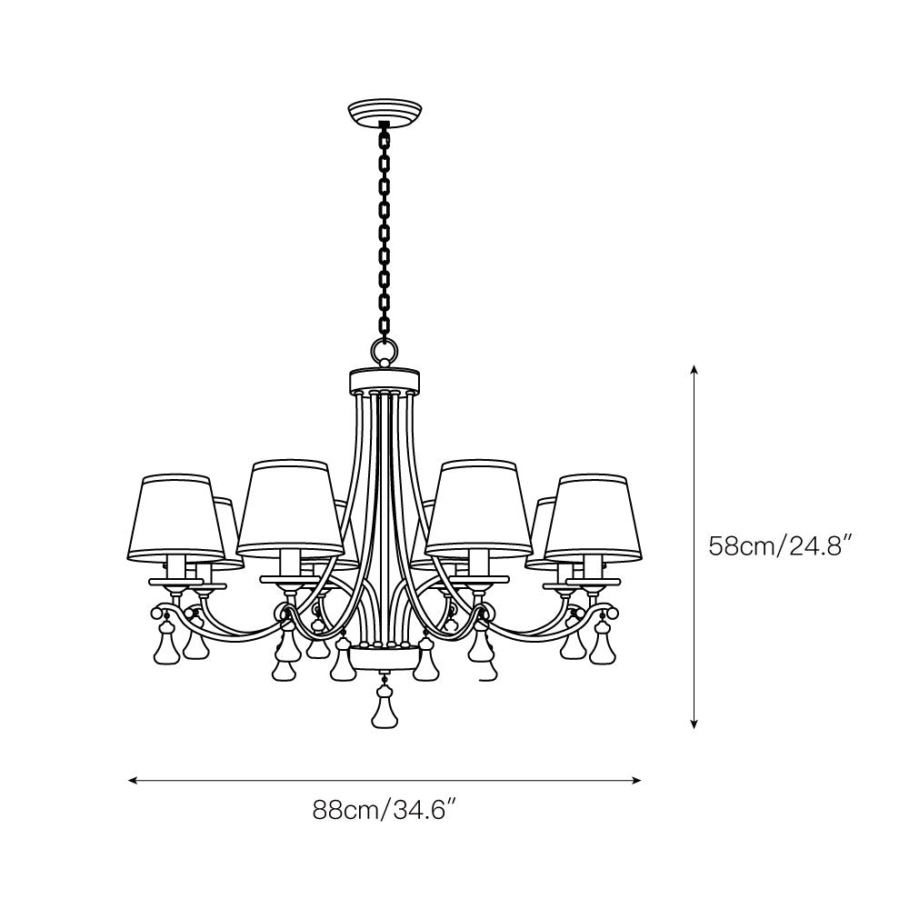 La Pointe Chandelier