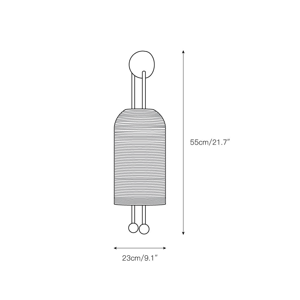 Zelaeora Modern Minimalist Glass Lantern Sconce Wall Lamp