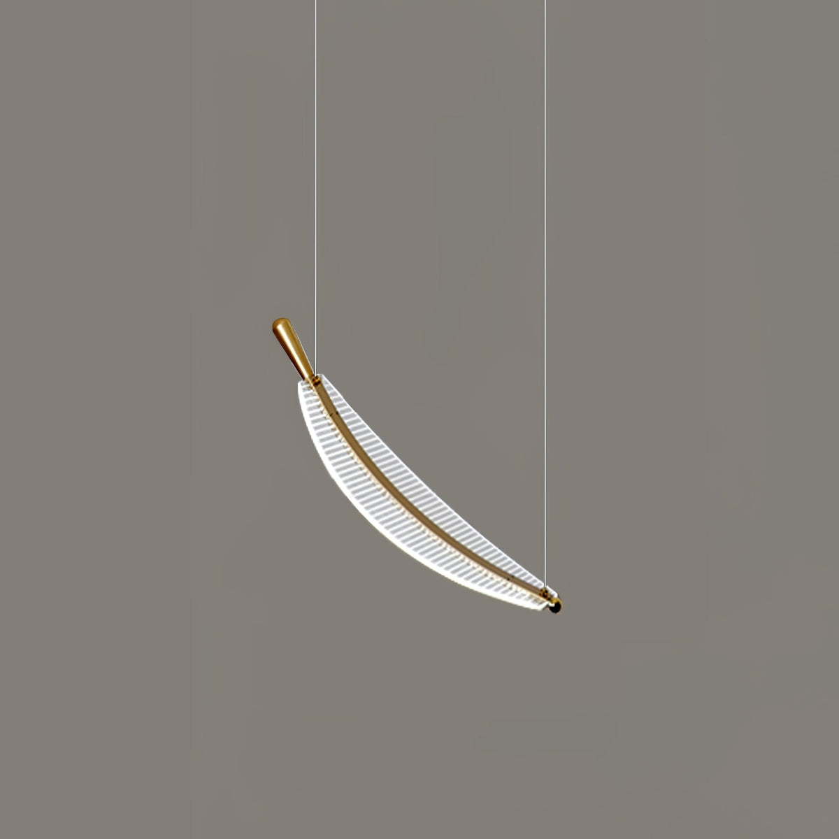 Leaf Crystal Spiral LED Chandelier