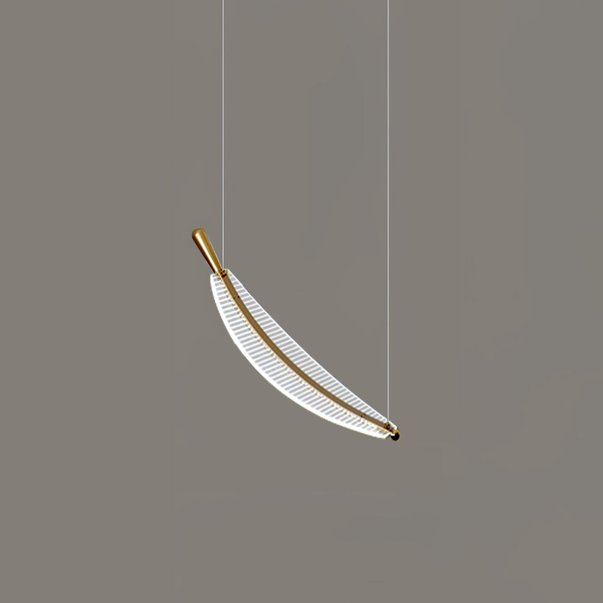 Leaf Crystal Spiral LED Chandelier