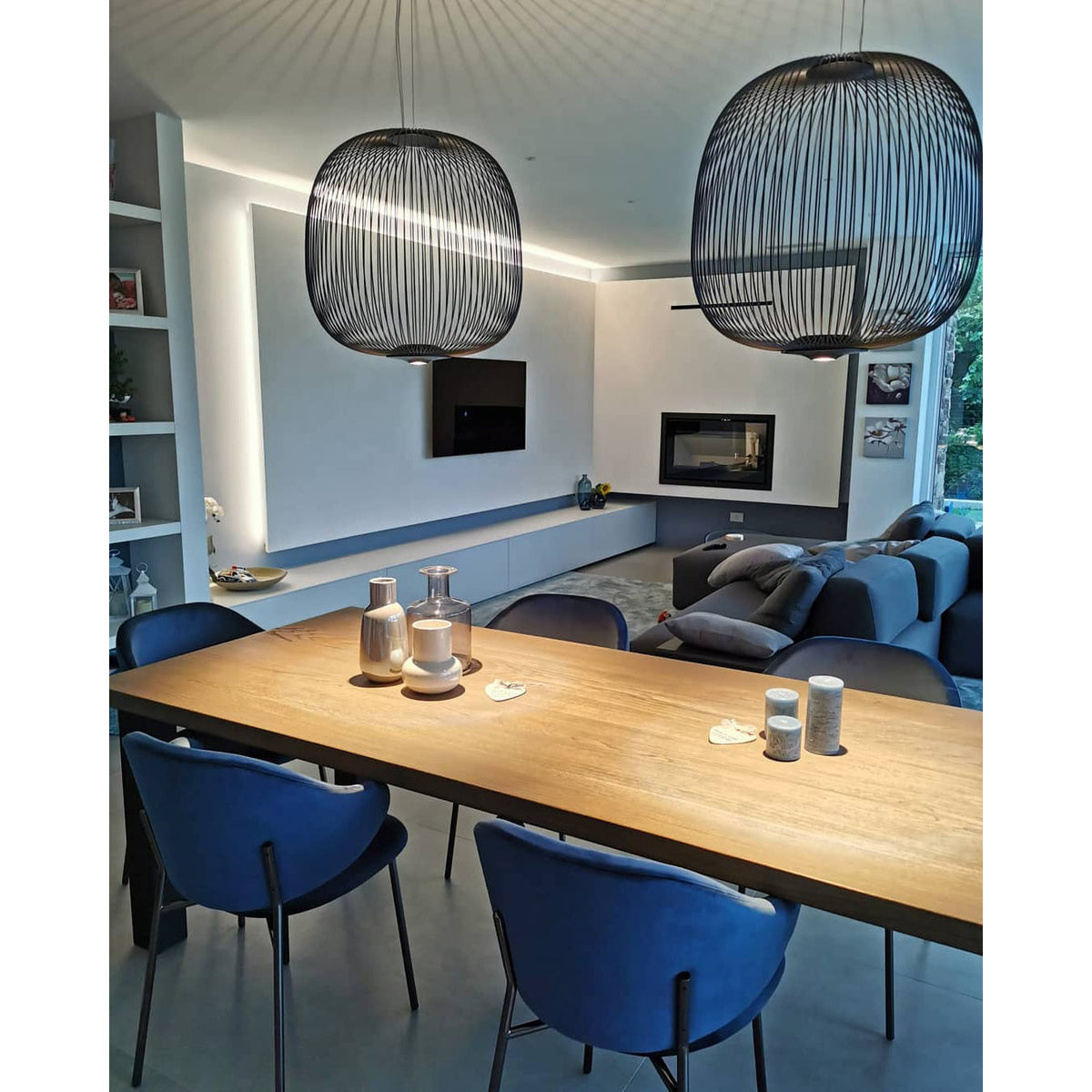 Spokes Cage Pendant Lamp