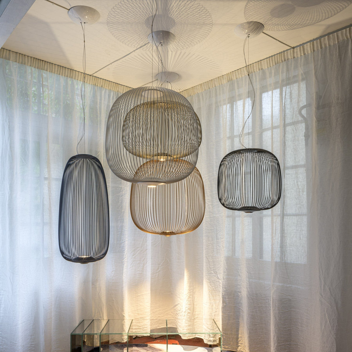 Spokes Cage Pendant Lamp