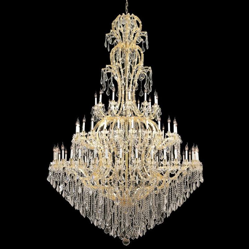 Long Maria Theresa Crystal Chandelier
