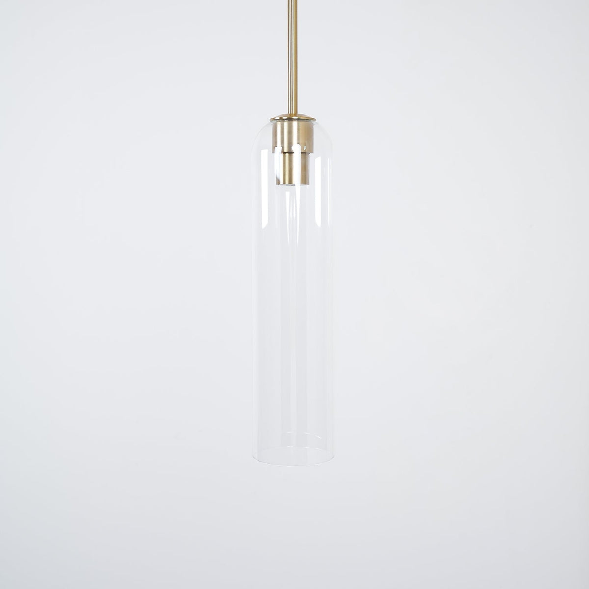 Long Tube Glass Pendant Light