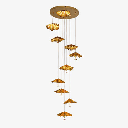 Livra Leaf Chandelier - Manohaus