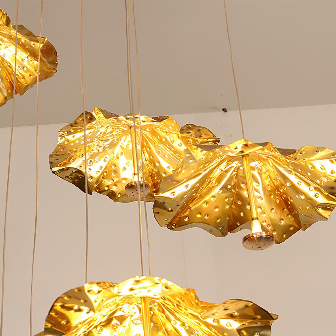 Livra Leaf Chandelier - Manohaus