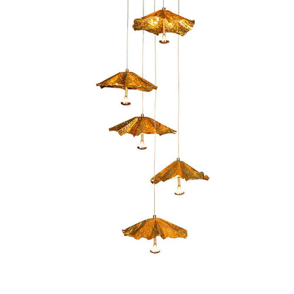 Livra Leaf Chandelier - Manohaus